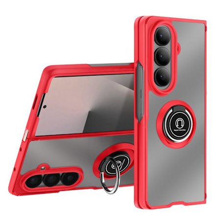 Cover til Samsung Galaxy Z Fold 7 Foldable med Rød Magnetring