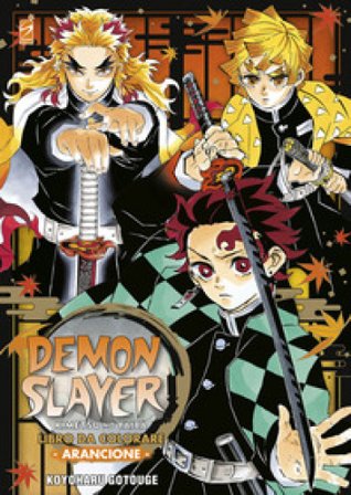 Demon slayer. Kimetsu no yaiba. Libro da colorare. Ediz. arancione Koyoharu GOTOUGE