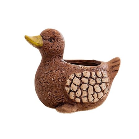 Kødplantepotte, Sød Dyreformet, Kødfuld Blomsterpotte, Grov Keramik, Åndbar Kaktus, Grøn Plantepotte