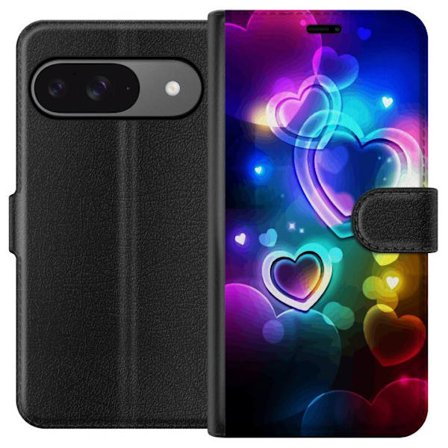 Yhteensopiva Lompakkokotelo Google Google Pixel 9 NeonRakkaus