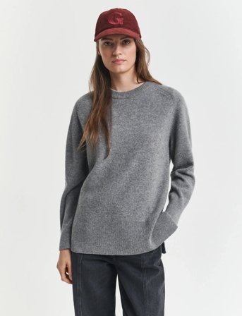 GANT Soft Wool Lounge C-Neck - Multi/patterned - S