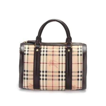 Burberry Vintage Pre-ownedJased canvashandTass , Beige , Dames , Maat: ONE Size Vintage Tassen
