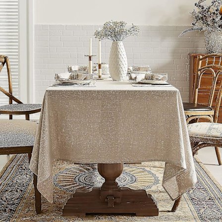 100% Lin Duk 140 X 200 Cm, Ren Lin, Flekkbestandig Vaskbar Rektangulær Dekorativ