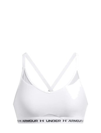Ua Crossback Low Bra White Under Armour