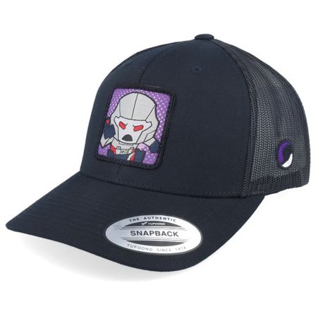 Transformers - Svart trucker Keps - Kawaii Megatron Black Trucker @ Hatstore