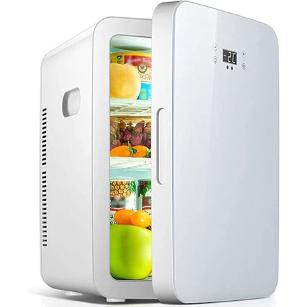 Bärbar Bilkylskåp - 12V Minikylskåp 25L Stor Kapacitet Kylskåp för Bil, Husbil, Van, Fordon, Båt, Minikylskåp