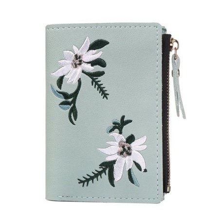 Damplånbok Lyhyt lompakko VAALEANVIHREÄ light green