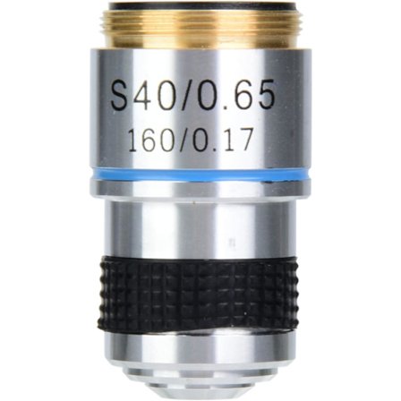 40X 185 Kestävä Akromaattinen Objektiivi160/0.17 Biologinen Mikroskooppi Akromaattinen Optinen Objektiivi Kirkkaalla Kuvalla