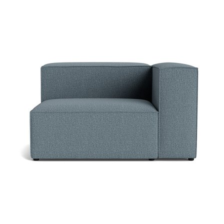 Lissabon XL Højrevendt Hjørnemodul - Nordic Blå - 130x100x72cm Sofa med Kvalitetsstof & Krydsfiner Ramme - Holdbar Modulsofa med Flere Lag Skum