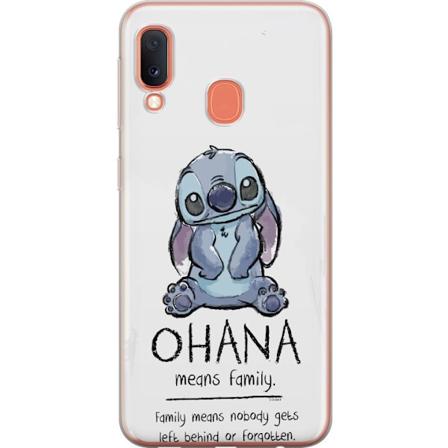Samsung Galaxy A20e Gennemsigtig cover Stitch Ohana