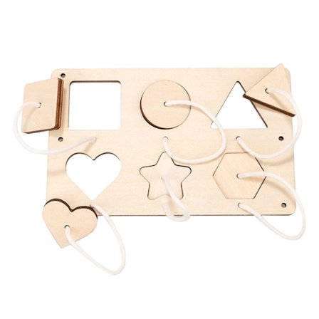 Baby Busy Board Träleksak 7 7 7