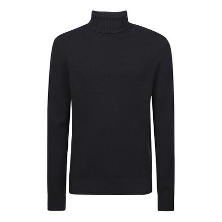 Malo, Turtleneck Zwart, Heren, Maat:XL