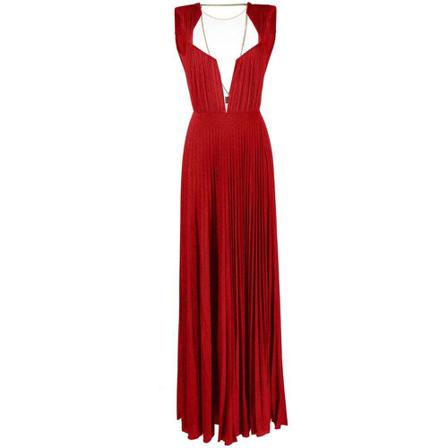 Elisabetta Franchi, Long Dress Czerwony, Kobieta, Rozmiar: 2XS