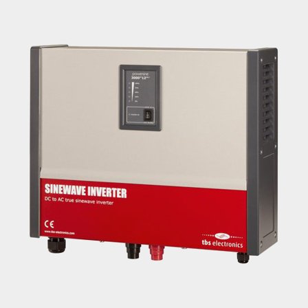 Inverter / växelriktare TBS Powersine, ren sinuskurva, 12 V - 230 V, 1800 W