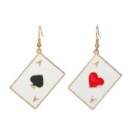 Es øreringe til kvinder Hypoallergeniske gambling casino øreringe til kvinder piger mode ørepynt