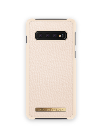 Saffiano Case Galaxy S10 Beige