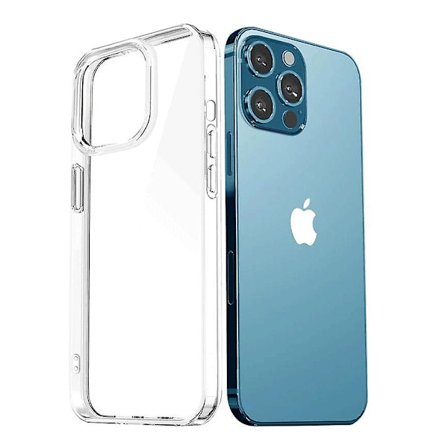 iPhone 13 Pro Max case genomskinligt hårt