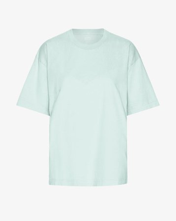 Oversized Organic T-Shirt - Light Aqua