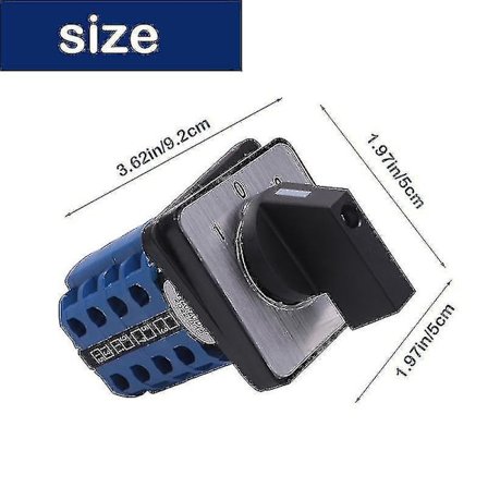 Szw26-20/d404.4 660v 20a 3-läges Rotationskamomkopplare Hy