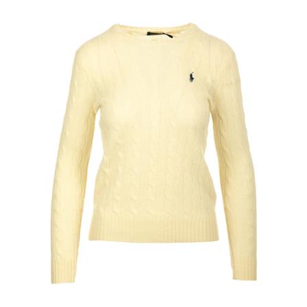 Ralph Lauren, Round-neck Knitwear Beige, Dames, Maat:M