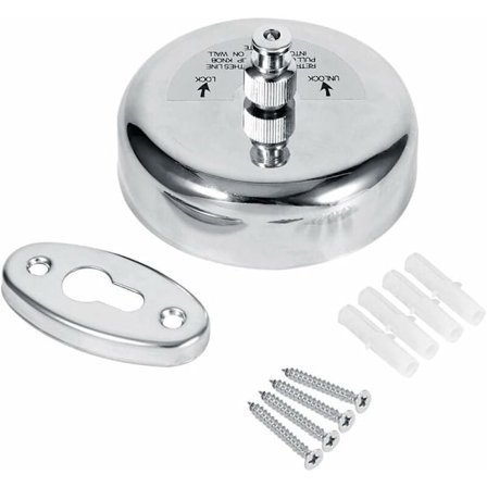 Retraktil klädstreck, enkel klädstreck för utomhustvätt,