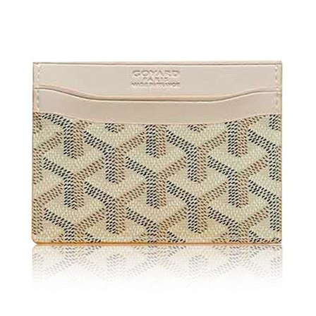 Elegant kortholder i kuskinn, liten og moteriktig