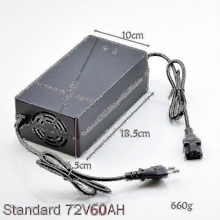 48v 60v 72v 96v 50ah 60ah Blybatteri Intelligent Lader Kompatibel med Elektrisk Trehjulssykkel Kjøretøy Sykler Scootere Atv Go Kart