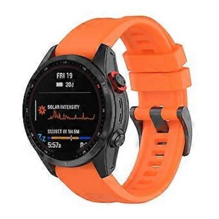 Yhteensopiva Garmin Fenix 7S/Fenix 6S/Instinct 2S -pikakiinnityskellon rannekkeen silikonisen rannekkeen urheilukellon 20 mm:n kellonauhan kanssa (