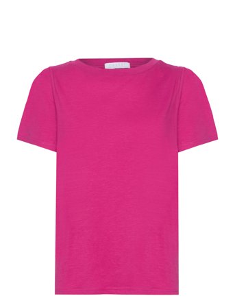 T-Shirt With Pleats Pink Coster Copenhagen