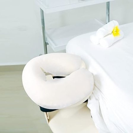 100 engangs papirhovedpuder, ikke-klæbende, til massageborde -