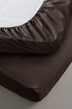 Jotex - Percale Mini Dra-på-lakan - Ekologisk Choklad ZACK - Köp Lakan hos Jotex
