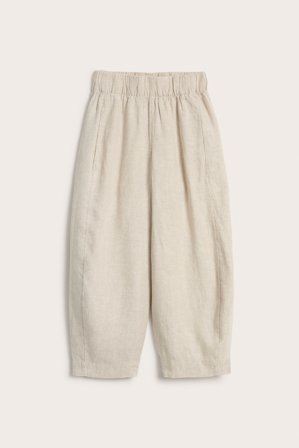 Kappahl | Linnebyxa barrel fit Beige XL | Beige