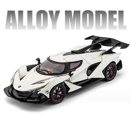 1:24 Apollo IE Intensa Emozione Legering Sportsbilmodell Diecast Metall Racing Superbilmodell Simulering Lyd Lys Barn Lekegave