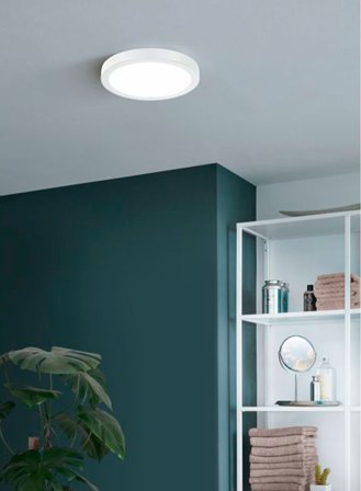 Fueva-z taklampe Ø29 - hvit