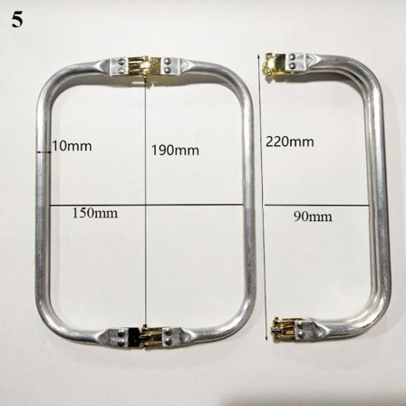 Kiss Clasp Håndtag Metal Pung Ramme Håndtag 220X90MM