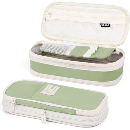 Penalhus til piger, stor kapacitet, stort penalhus, penneetuier, bærbart kontor, brevpapir, makeup taske, pung, skrivebordsarrangør