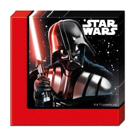 20 kpl star wars servettejä 33 x 33 cm darth vader