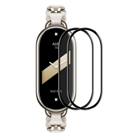 2Pcs HAT PRINCE Xiaomi Smart Band 8 curved screen protector