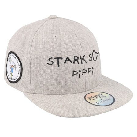 Pippi Långstrump - Grå snapback Keps - Kids Stark Som Pippi Grey Snapback @ Hatstore