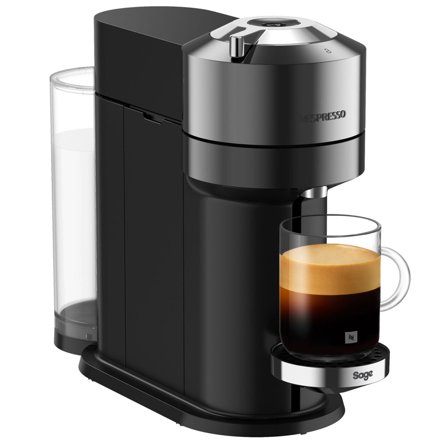 Nespresso by Sage SNV 540 Vertuo Next Deluxe kapselmaskine, krom - Dark Crome | KitchenOne