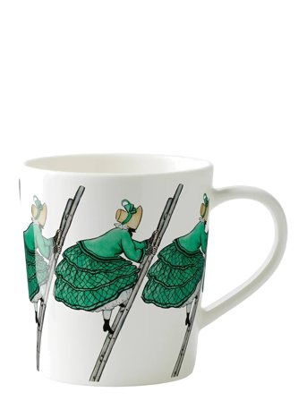 Design House Stockholm Aunt Green Mug With Handle - White - 40 CL