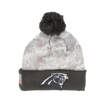 New Era - NFL Camo Pom Mütze - Carolina Panthers Nfl24 Salute To Service Camo/Graphite Pom @ Hatstore