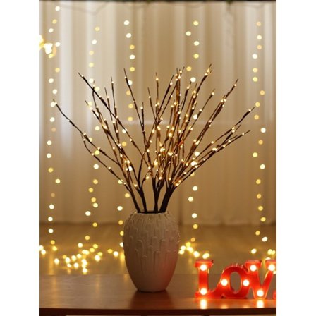 Batteridriven LED-grenljus med vas