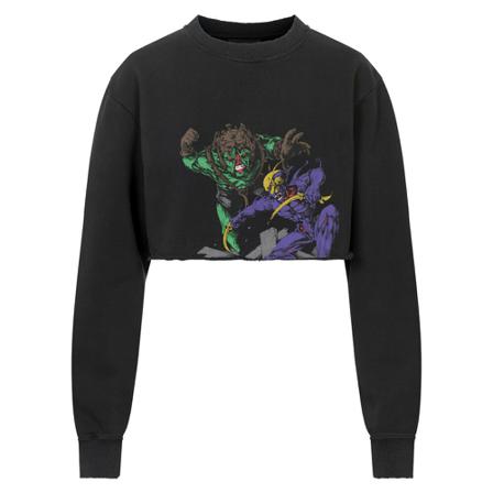 Han Kjøbenhavn Cropped Crewneck Sort, Dame Sweatshirts