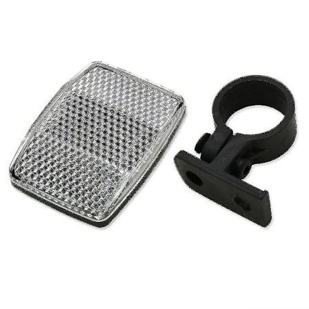 Cykelfrontreflektor - 2 st bakre reflektor och 2 st främre reflektor cykel baklucka stänkskärm säkerhetsreflekterande varningsreflektorer