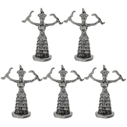 Skrivbordsdekoration av hartsgudinna - 5 delar