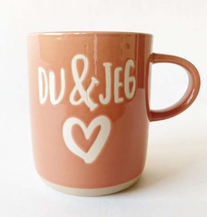 Trend Design Krus " Du-&-Jeg" Orange