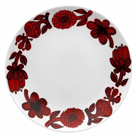 Gustavsberg Röd Aster tallrik, 22 cm | Dukning & Servering > Tallrikar | Bagaren och Kocken