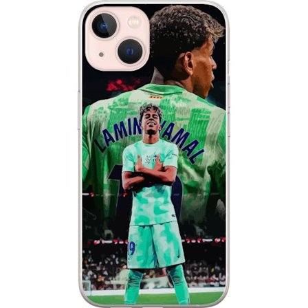 Kompatibelt Mobildeksel til Apple Apple iPhone 13 Yamal Barcelona fotballtrøye junior stjerne