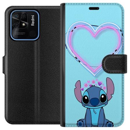 Xiaomi Redmi 10C Plånboksfodral Hjärta Stitch